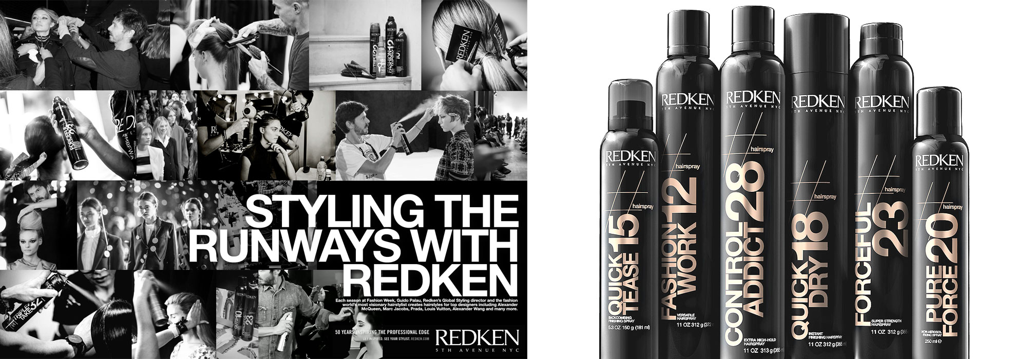 Redken branding and packaging designed by MPAKT