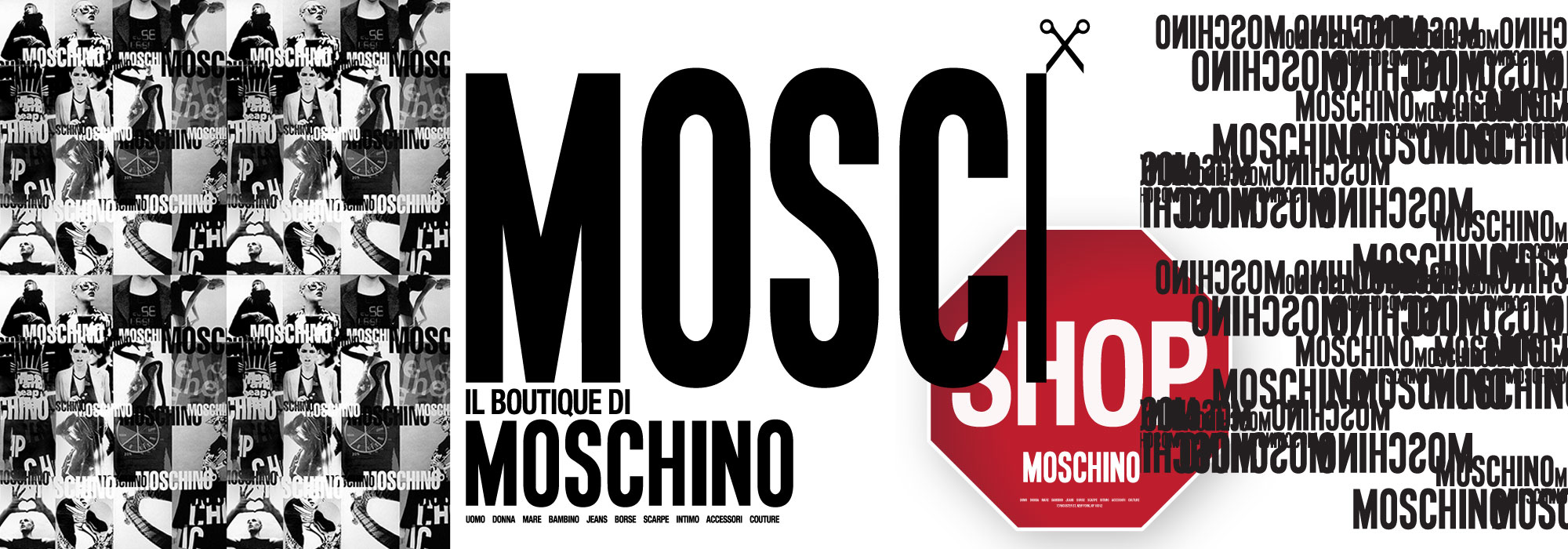 Moschino branding and packaging designed by MPAKT